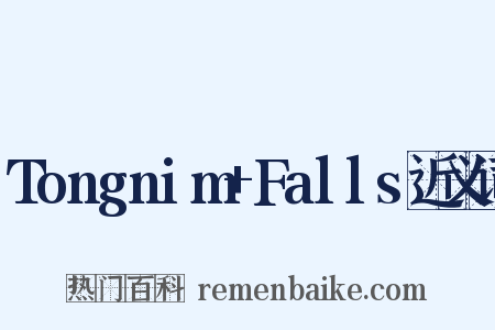 Tongnim+Falls近义词是什么意思的图片